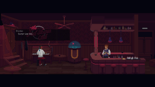 Der Hauptschauplatz: Der 'Red Strings Club'. Der Hauptschauplatz: Der 'Red Strings Club'.